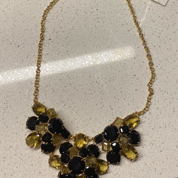 NWT Kate Spade Crystal Cluster Statement Necklace - Picture 5 of 8